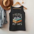 I Just Want To Read Books And Pet Cats Bookish Bookworm Men Tank Top I Just Want To Read Books And Pet Cats Bookish Bookworm Men Tank Top
