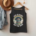 Life Is Short Buy The Book Reading Book Men Tank Top