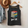 Get Lit With Books Men Tank Top