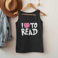I LOVE TO READ Reading Books Bookworm Library Day Novelty Men Tank Top I LOVE TO READ Reading Books Bookworm Library Day Novelty Men Tank Top