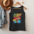 Lucha Libre Comic Book Mexican Wrestling Cartoon Wrestler Men Tank Top