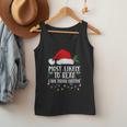 Matching Christmas PJS Most Likely To Read A Book Men Tank Top