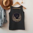 Moon Book Bookshelf Library Coffee Cup Star Stars Pattern Men Tank Top