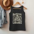 Raised By Libraries Reader Book Bibliophile Men Tank Top