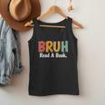 Read A Book Bruh English Teacher Reading Read A Book Men Tank Top
