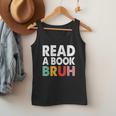 Read A Book Bruh Teacher Men Tank Top