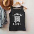 Reader Librarian Library This Is How I Roll Book Cart Meme Men Tank Top