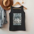 Retro Tired Moms Book Club Bookish Booktrovert Mother's Day Men Tank Top