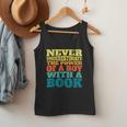 Retro Never Underestimate The Power Of a Boy With a Book Men Tank Top