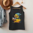 Rubber Duck Reading Book Rubber Duckie Reader Coffee Lover Men Tank Top Rubber Duck Reading Book Rubber Duckie Reader Coffee Lover Men Tank Top