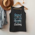 Snow Is Falling Books Are Calling Men Tank Top
