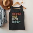 Support Your Local Library Books Bookaholic Teacher Bookworm Men Tank Top Support Your Local Library Books Bookaholic Teacher Bookworm Men Tank Top