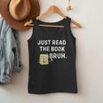 Teacher Quote Just Read The Book Bruh For Men Women Girls Kids Men Tank Top Teacher Quote Just Read The Book Bruh For Men Women Girls Kids Men Tank Top