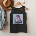 Trex Reading Book Dinosaur Men Tank Top