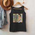 Never Underestimate Girl Read Book Reading Librarian Women Men Tank Top