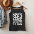 All I Want To Do Is Read Books Reading Dog Lovers Men Tank Top All I Want To Do Is Read Books Reading Dog Lovers Men Tank Top