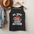 My Wife Is My Favorite Author Book Writer Men Tank Top My Wife Is My Favorite Author Book Writer Men Tank Top