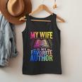 My Wife Is My Favorite Author Book Writer Writing Husband Men Tank Top