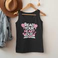 Women Read Your Heart Out Valentine's Day Teacher Book Men Tank Top Women Read Your Heart Out Valentine's Day Teacher Book Men Tank Top