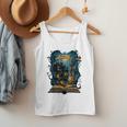 4 Books Are Portable Magic Bookish Reading Nerd Quote Men Tank Top
