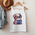 Adorable Book Lover Bulldog With Reading Glasses Cute Raglan Baseball Tee Men Tank Top Adorable Book Lover Bulldog With Reading Glasses Cute Raglan Baseball Tee Men Tank Top