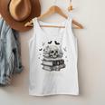 Boo Skeleton Skull Books Halloween Women School Teacher Kid Premium Men Tank Top