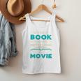 The Book Was Better Than The Movie Literary Library Bookworm Premium Tri-Blend Men Tank Top