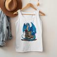 Book Lover Bookworm Reading Books Dragon Premium Tri-Blend Men Tank Top