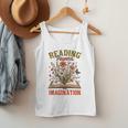 Book Lover Reading Bookish Floral Reading Powers Imagination Men Tank Top