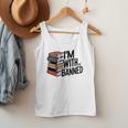 Book Lovers Im With The Banned Books For Reading Librarian Men Tank Top