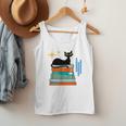 Cat And Books Retro Midcentury Mid Century Aesthetic Men Tank Top Cat And Books Retro Midcentury Mid Century Aesthetic Men Tank Top