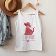 Clifford The Big Red Dog Pink Text With Bow Illustrated Book Men Tank Top