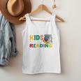 All The-Cool Kids Are Reading Teacher Book Lover Librarian Premium Men Tank Top