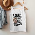 Easily Distracted By Cats And Books Lovers Reading Men Tank Top Easily Distracted By Cats And Books Lovers Reading Men Tank Top