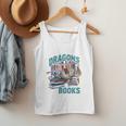 Easily Distracted By Dragons And Books Bookworm Men Tank Top