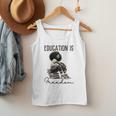 Education Is Freedom Teacher Women Books Black History Men Tank Top