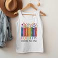 Equality Hurts No One LGBTQ Pride Books And Flowers Men Tank Top Equality Hurts No One LGBTQ Pride Books And Flowers Men Tank Top