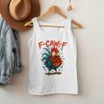 F-Caw-F Rooster F Awk F Chicken Coffee Romance Books Lover Men Tank Top
