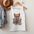 Fox Read Books Be Kind Stay Weird Reader Cute Nerd Bookworm Men Tank Top