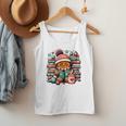 Gingerbread Reading Book Lovers Christmas Bookworm Librarian Premium Men Tank Top