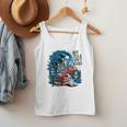 Hot Tea & Spicy Books Skeleton Reader Men Tank Top