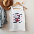 It's a Good Day To Read a Book Cute Cat Book Day Girls Boys Men Tank Top