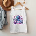 Just A Girl Who Loves Dragons And Books Cute Dragon Reading Premium Tri-Blend Men Tank Top