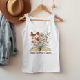 Just One More Chapter Open Book Flowers Men Tank Top