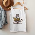 Life Is Better With Cats Coffee Books Cat Reading Book Men Tank Top Life Is Better With Cats Coffee Books Cat Reading Book Men Tank Top