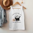 Life Is Better With Tea Cats And Books Cat Sayings Men Tank Top