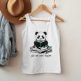 Panda Reading Chapter Books Men Tank Top Panda Reading Chapter Books Men Tank Top