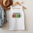Powered By Books Bookworm Librarian Reading Men Tank Top