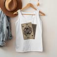 Queen Of Books Playing Card Aesthetic For Book Lovers Premium Tri-Blend Men Tank Top
