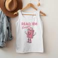 Read 'Em Western Cowgirl Retro Groovy Reading Books Men Tank Top Read 'Em Western Cowgirl Retro Groovy Reading Books Men Tank Top